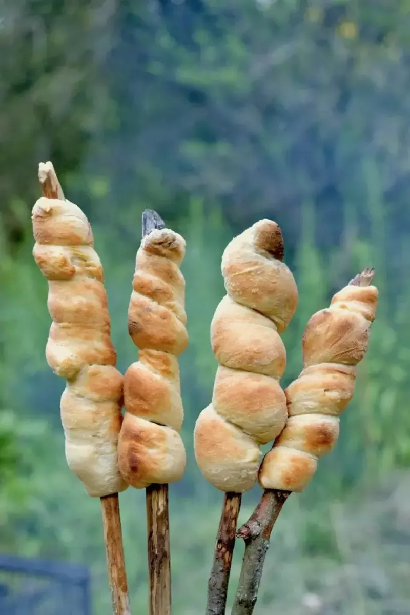 Bannock Bread on a Stick