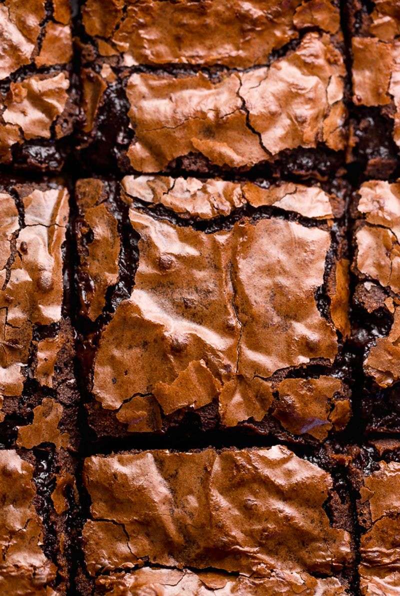 Cracked Top Brownies