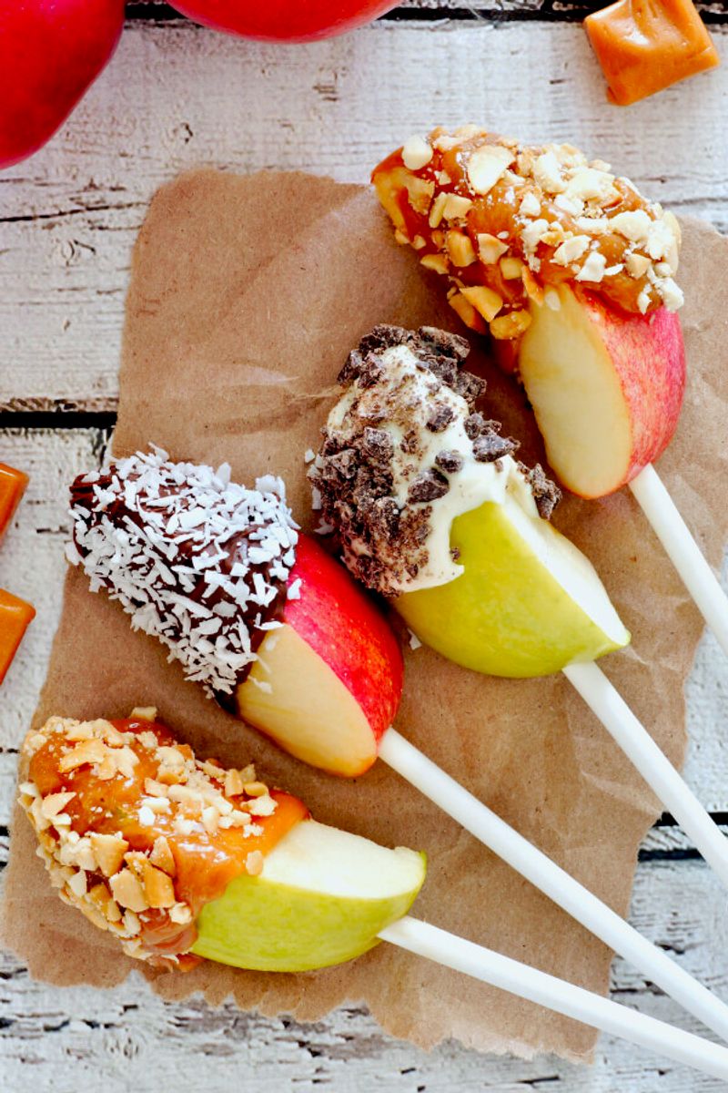 Caramel Apple Slices