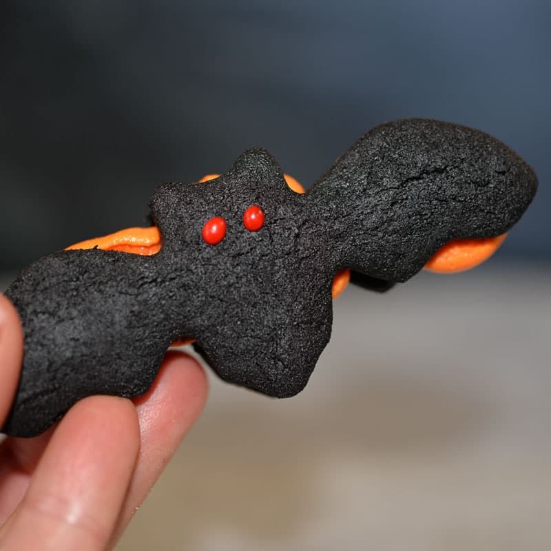 Bat Wing Sandwich Biscuits