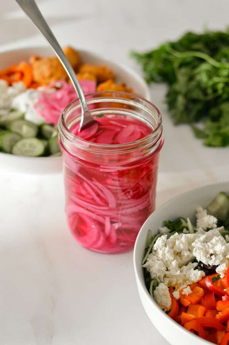 Quick-Pickle Red Onions