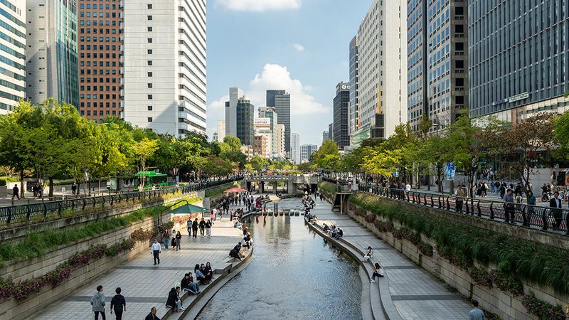 Seoul, South Korea: City Energy, Streamside Pauses