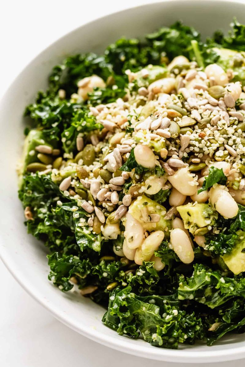 Hemp Seed and Kale Salad