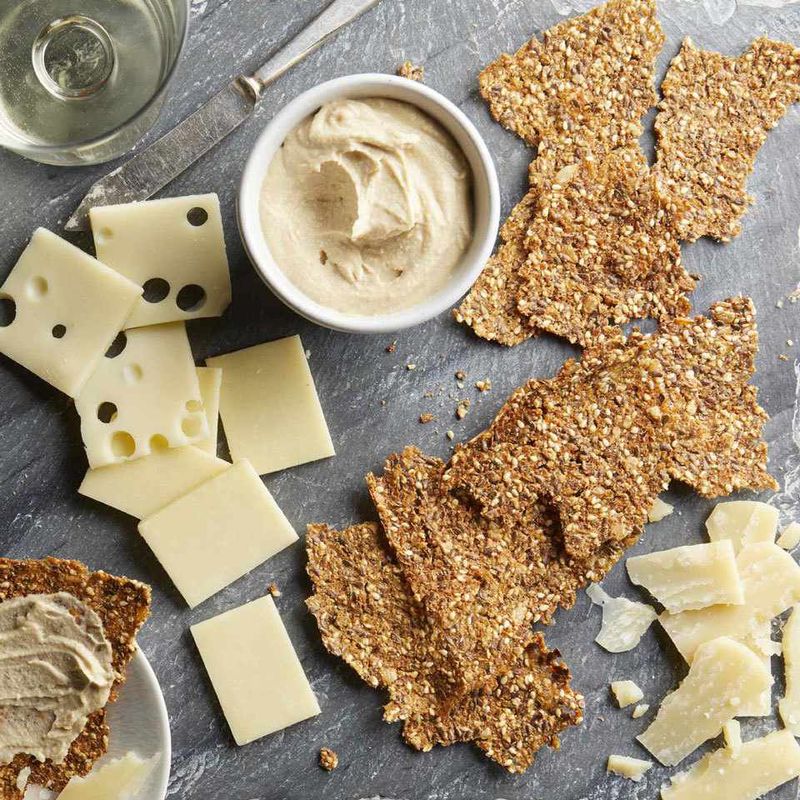 Whole Grain Crackers and Cheese