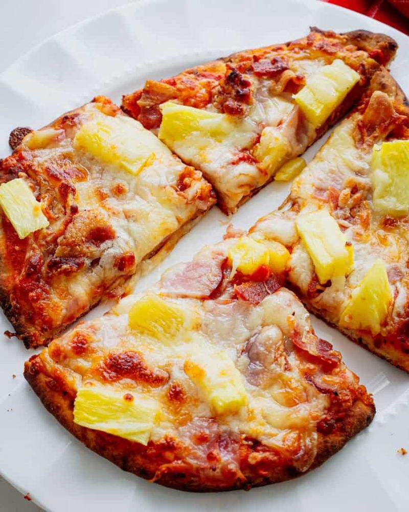 Hawaiian Ham and Pineapple Flatbread