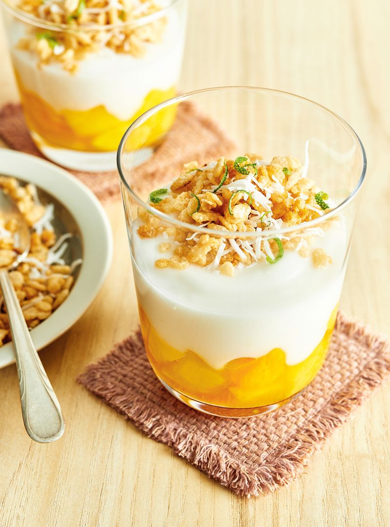 Mango Coconut Yogurt Parfait