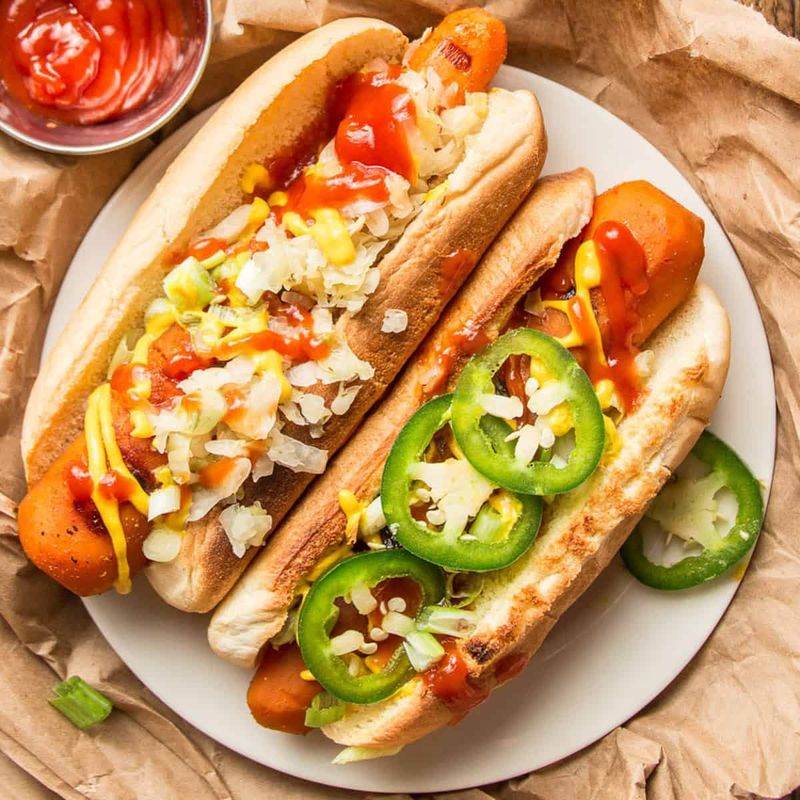 Spicy Carrot Hot Dogs