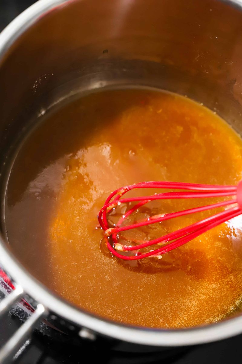 Caramel Cooking on the Stove