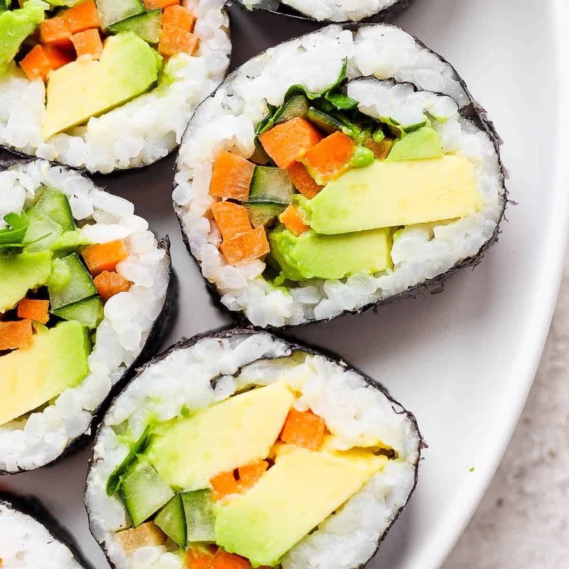 Carrot Sushi Rolls