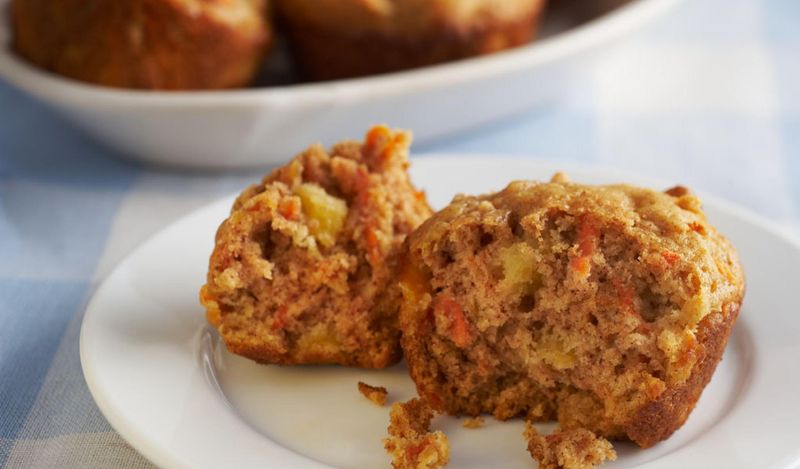 Carrot Muffins With Pineapple