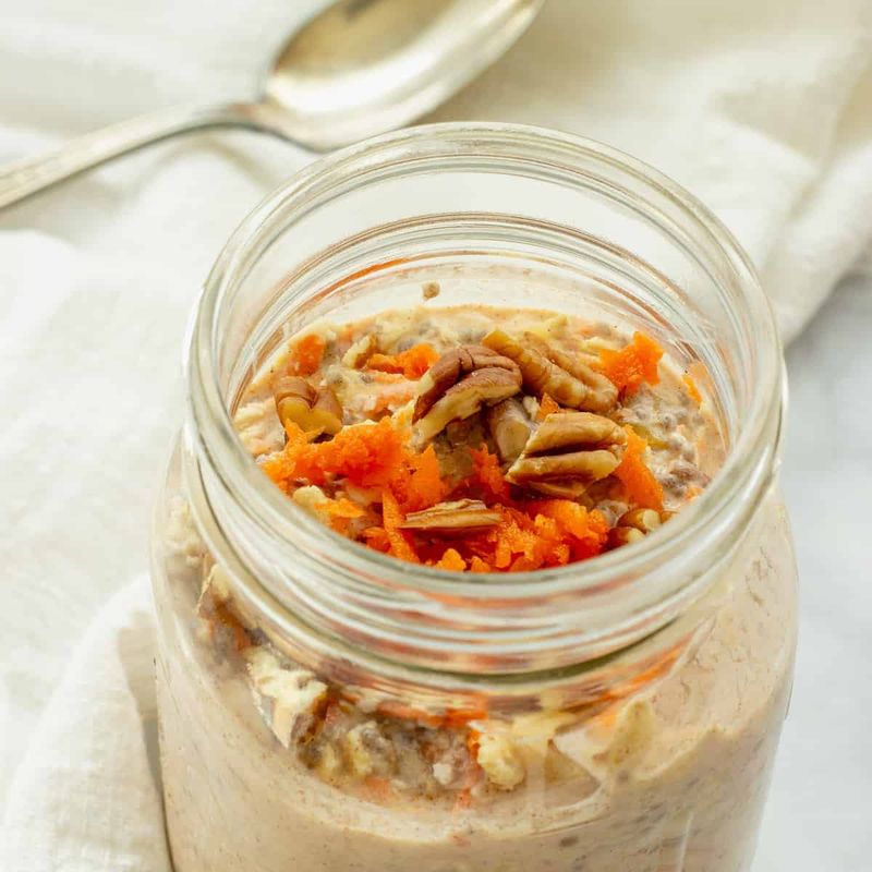 Carrot Cake Overnight Oats