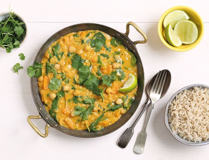 Carrot Curry With Chickpeas