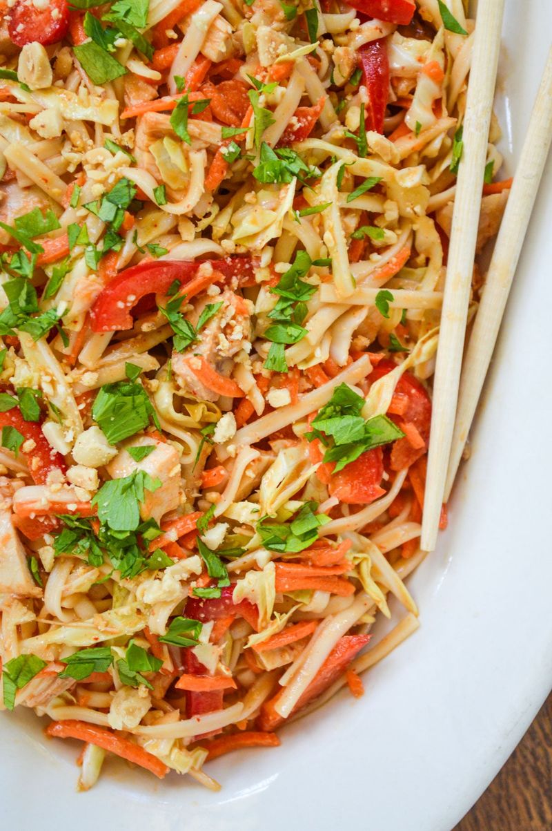 Thai Carrot Peanut Noodles
