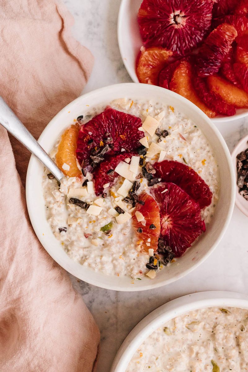 Oatmeal with Orange Slices