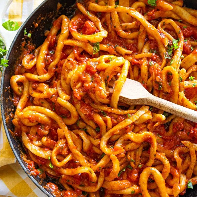 Pici, Thick and Hand-Rolled