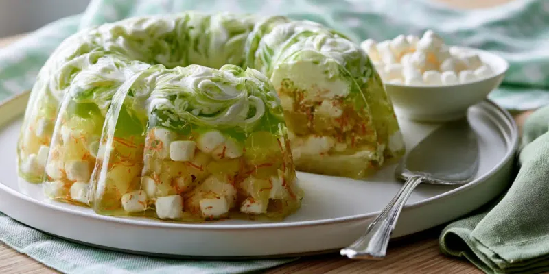 Jell-O Salad on the Table