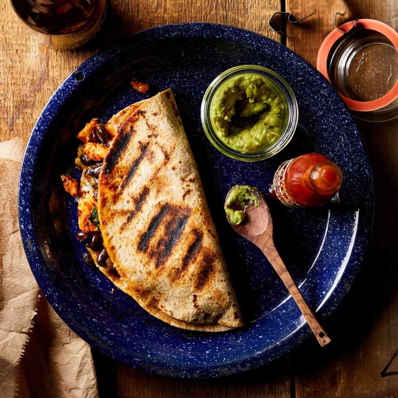 Campfire Quesadillas
