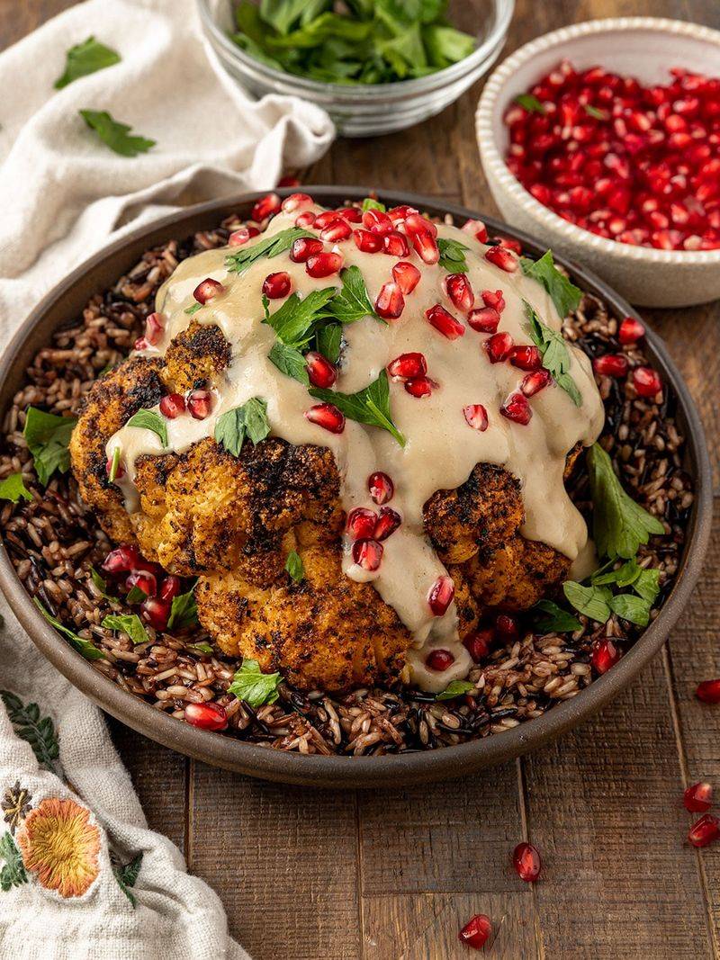 Whole Roasted Cauliflower