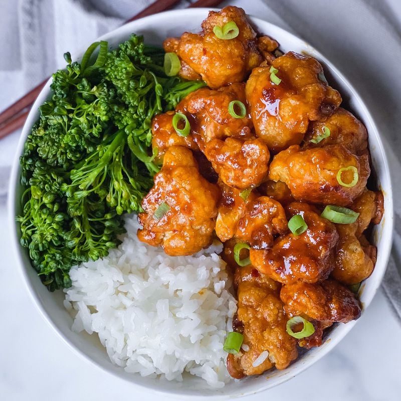 Orange Cauliflower Stir-Fry