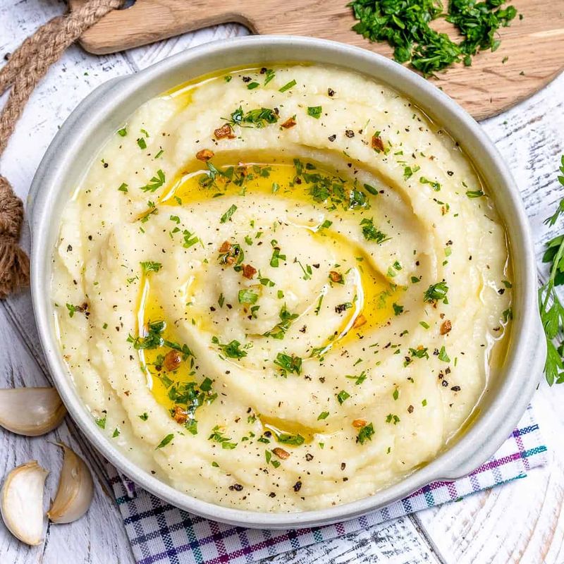 Garlic Mashed Cauliflower