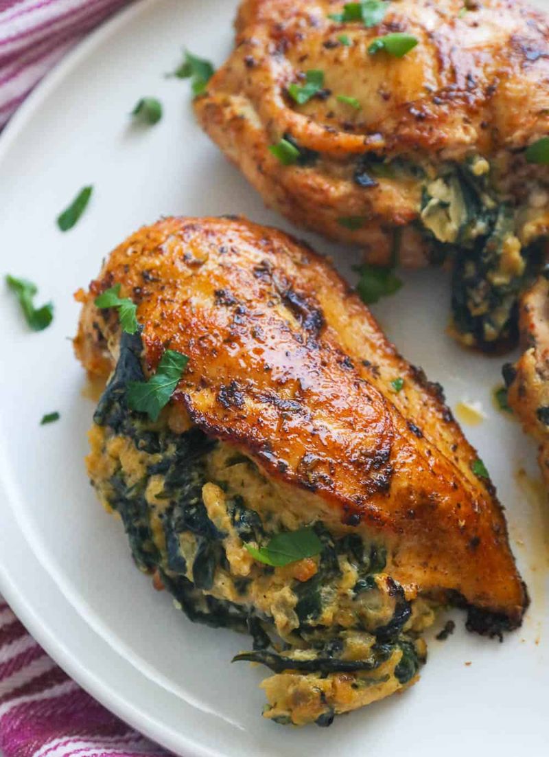 Chicken and Spinach