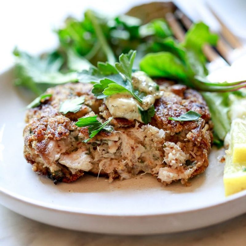 Lion's Mane "Crab" Cakes