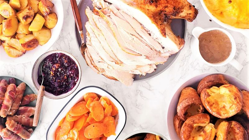 Roast Dinner With Turkey
