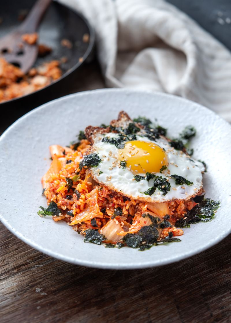 Crunchy Kimchi Fried Rice