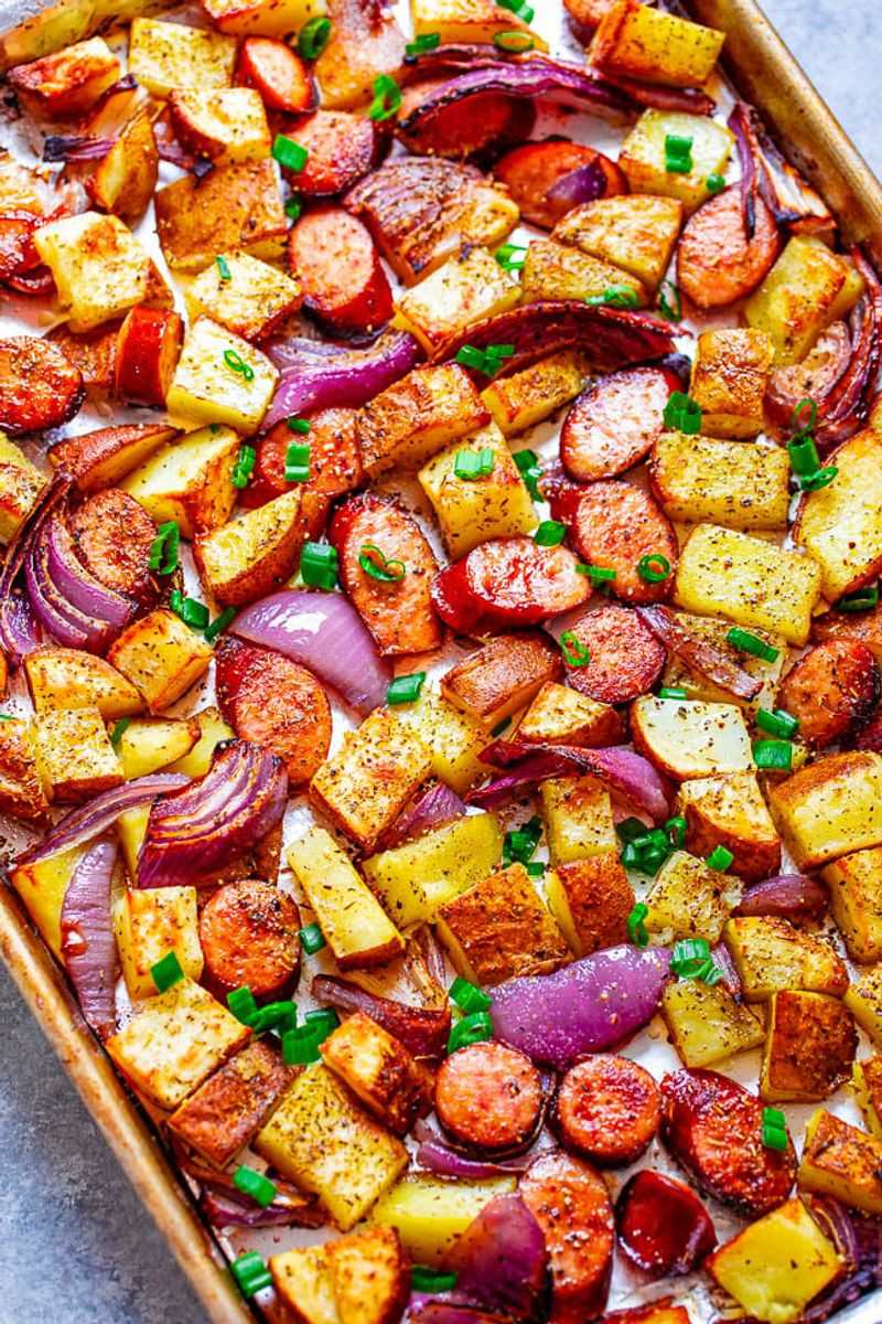 One-Pan Sausage and Potatoes