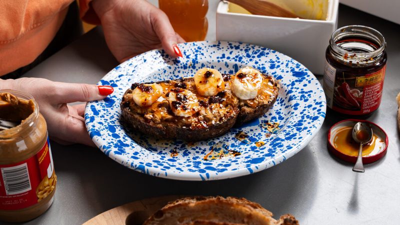 Peanut Butter and Banana Toast with a Twist