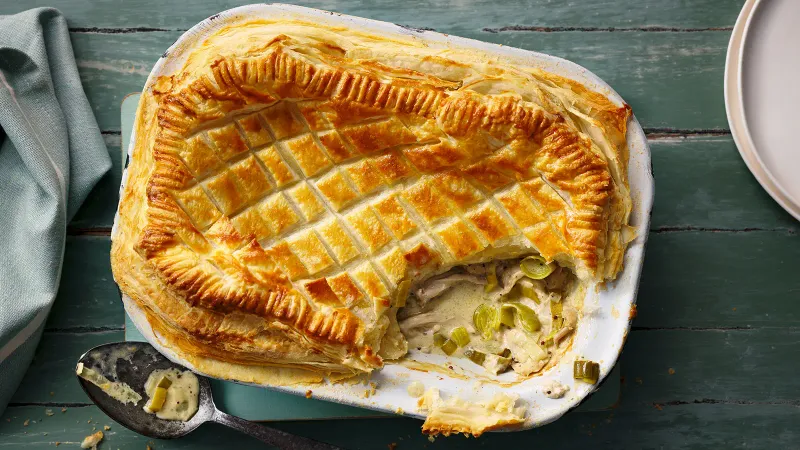 Chicken and Leek Pie