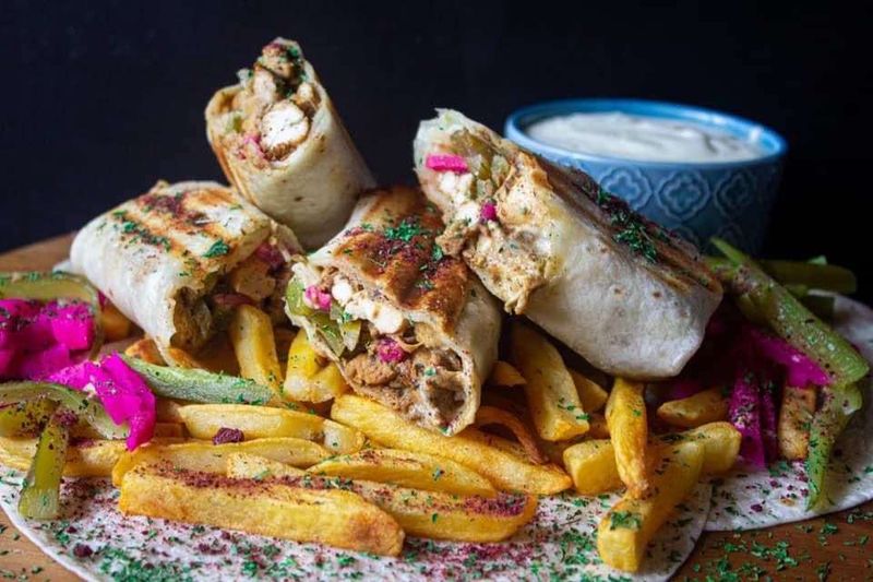 Shawarma Off the Spit