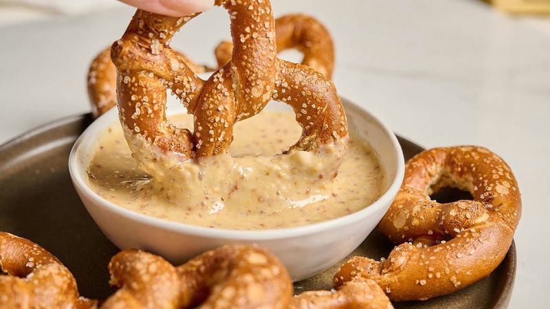Bavarian Pretzels With Sweet Mustard