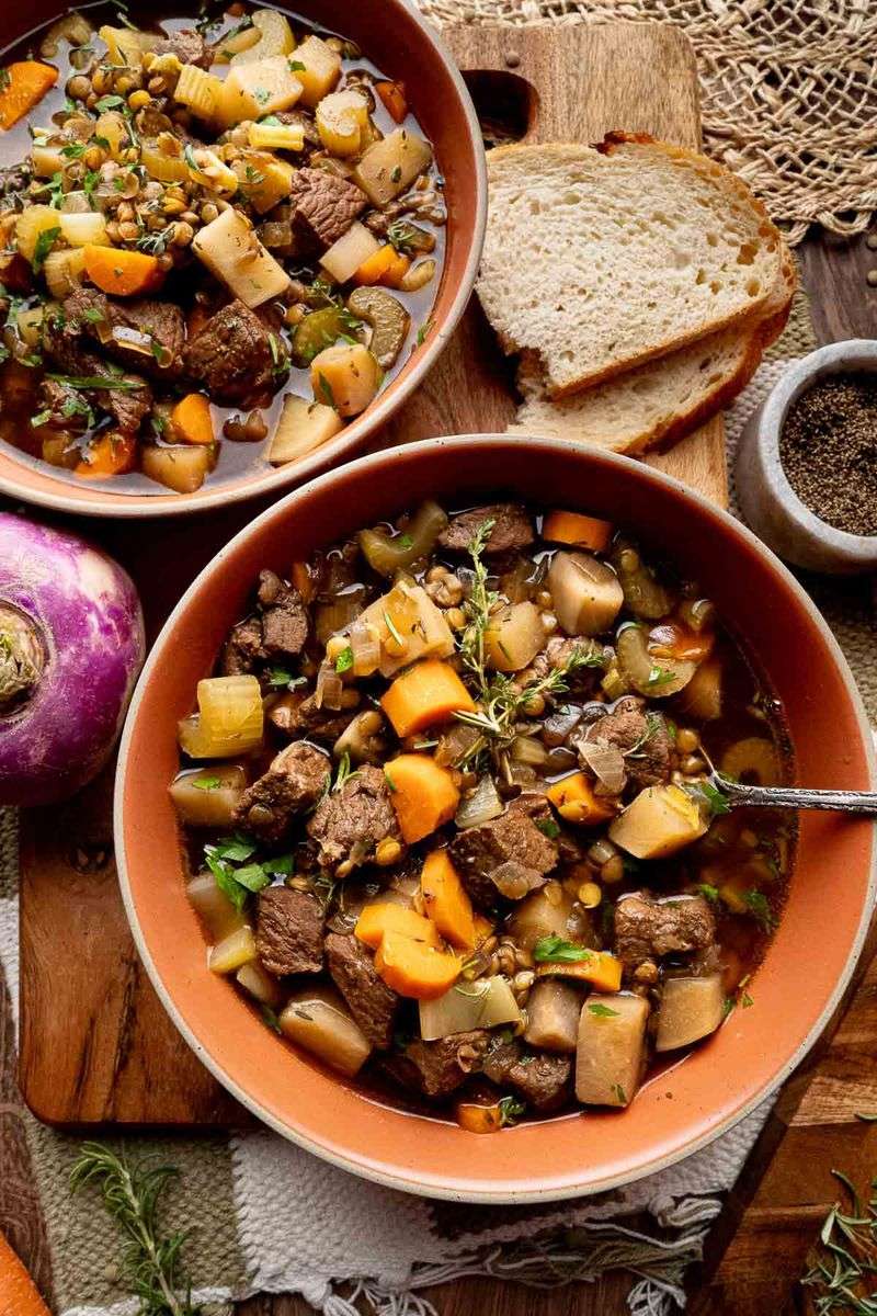 Hearty Turnip and Beef Stew