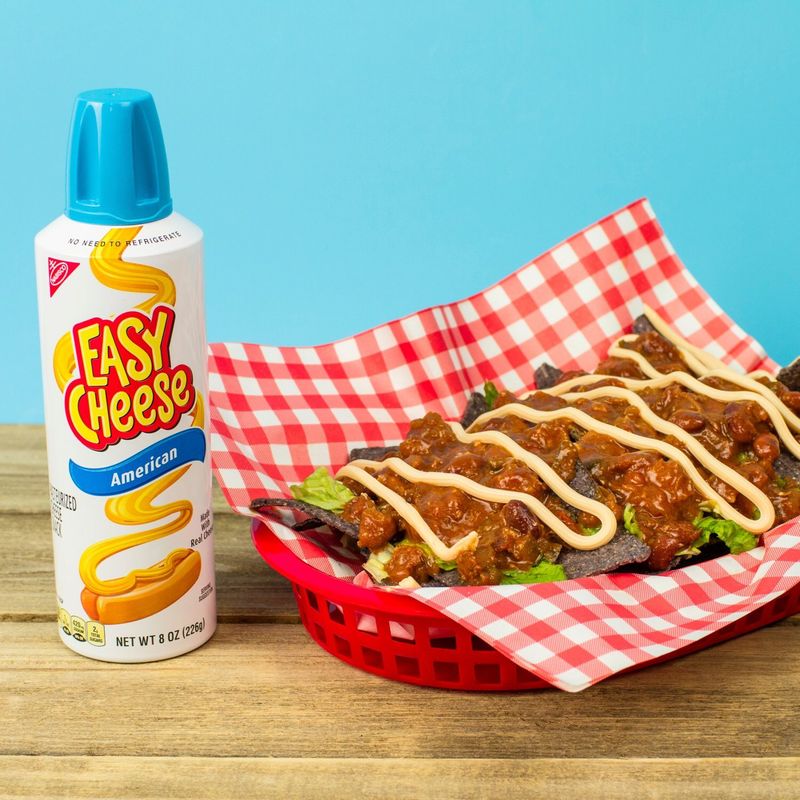 Spray Cheese in a Can