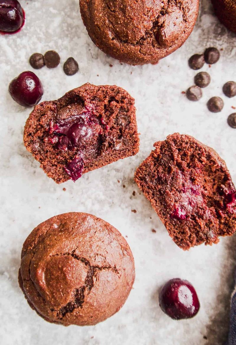 Chocolate Cherry Muffins