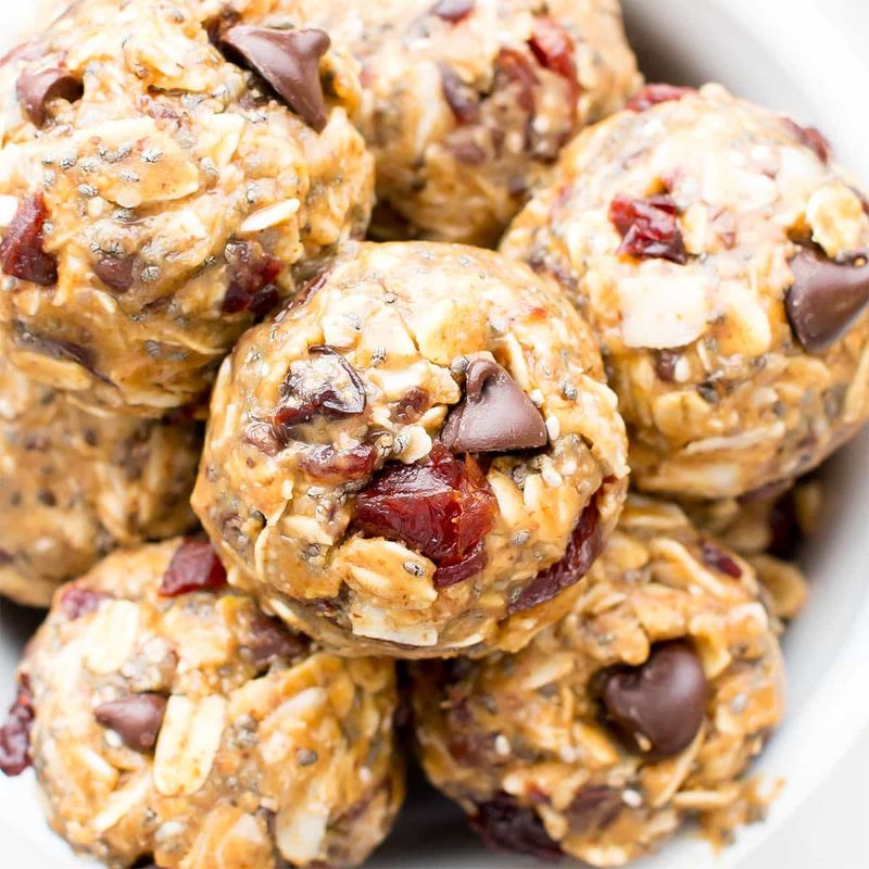 No-Bake Cherry Chocolate Energy Bites