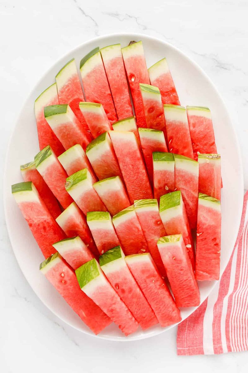 Watermelon Sticks for Hot Days