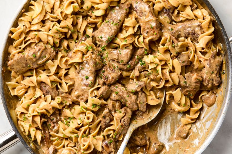 Beef Stroganoff
