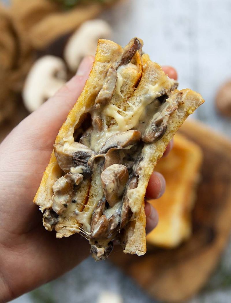 Mushrooms and Cheese