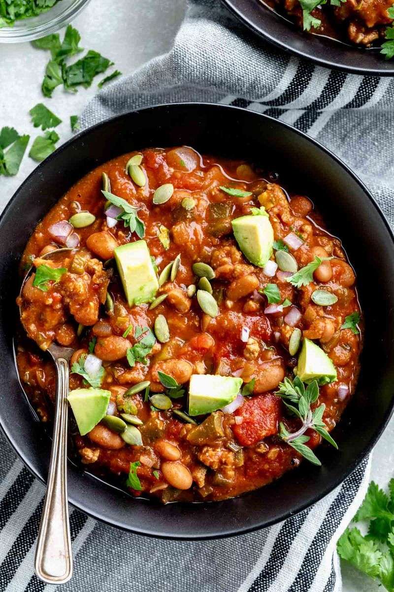 Turkey Chili With Beans