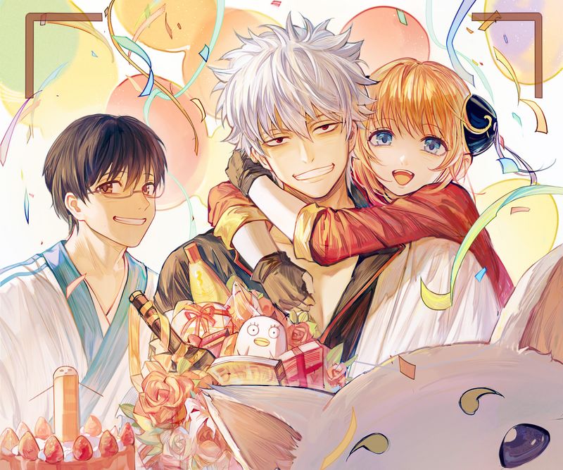 Odd Jobs, Strong Bonds: Gintoki, Shinpachi, and Kagura