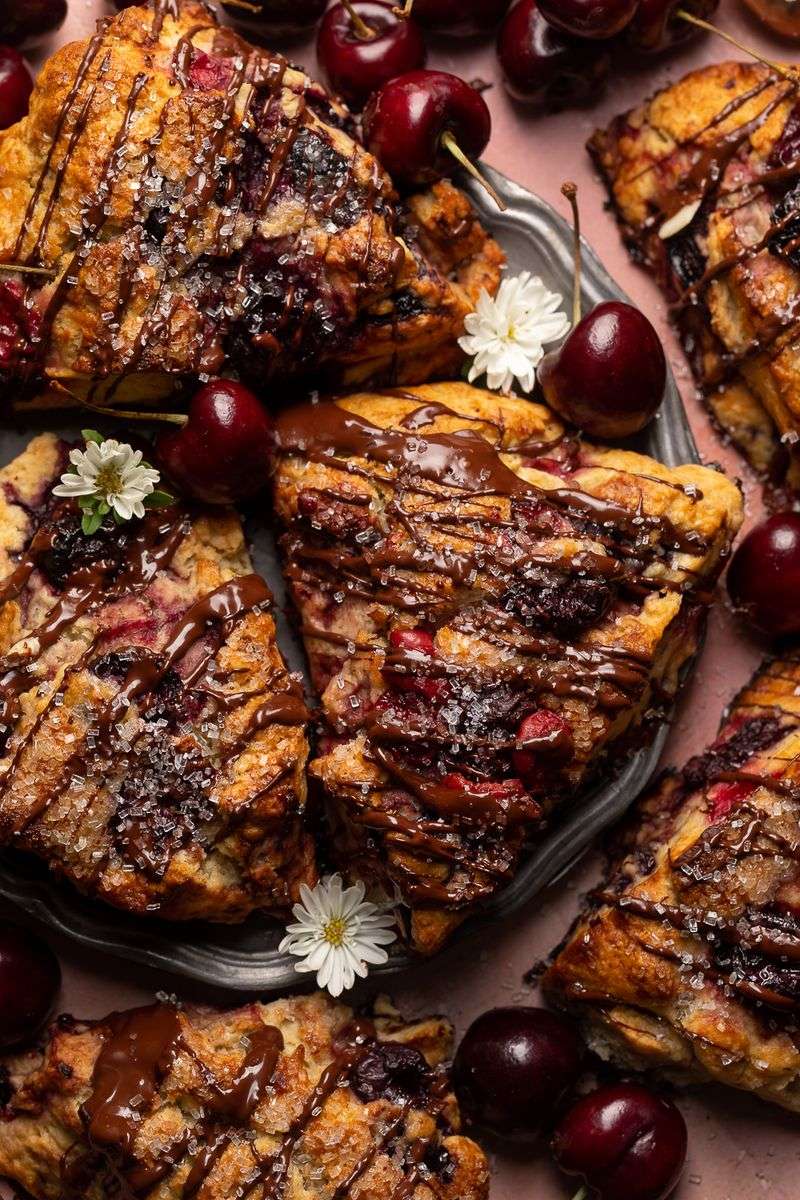 Cherry Chocolate Scones