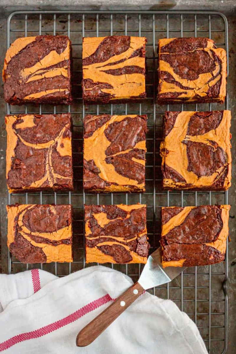 Pumpkin Brownie Swirl