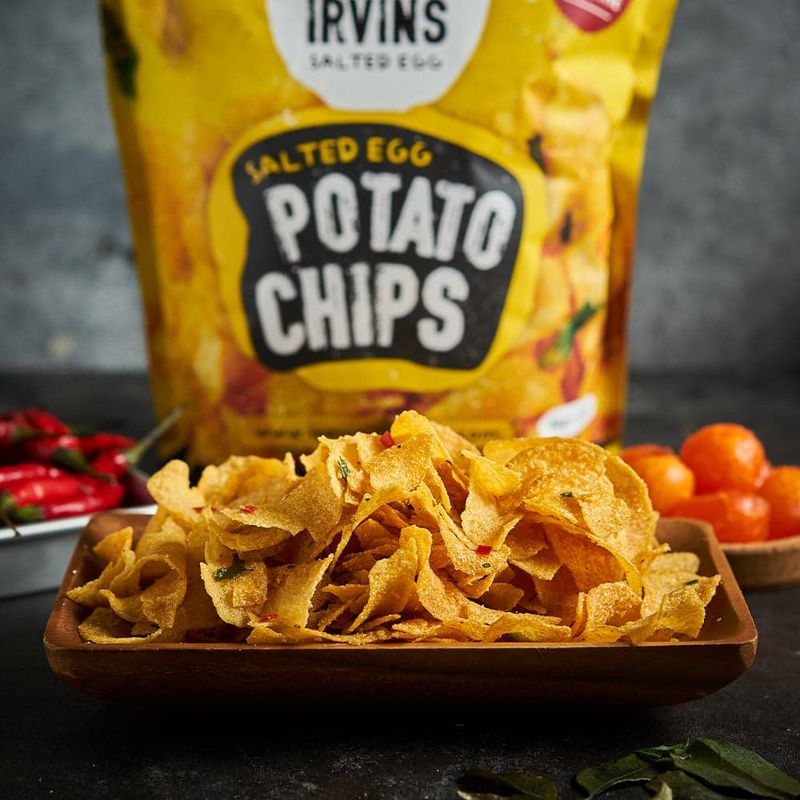 Salted Egg Yolk Crisps