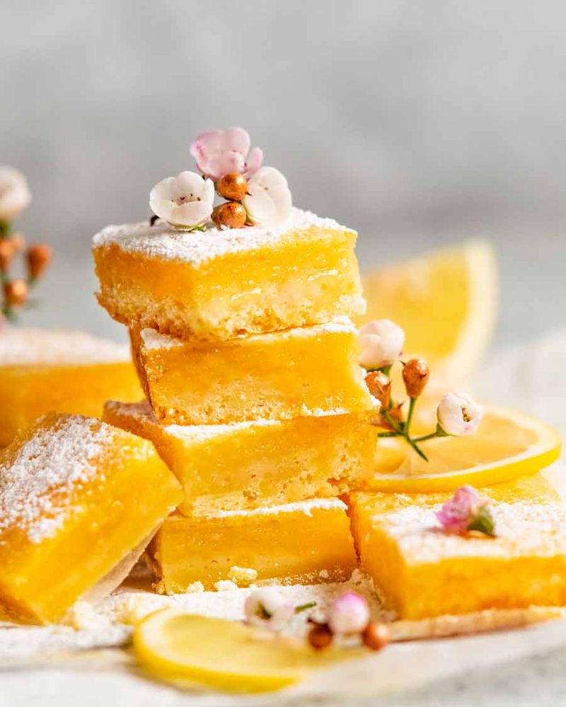 Lemon Bars Cut Small
