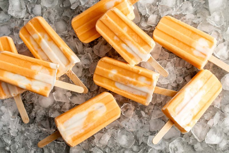Orange Creamsicle Pops