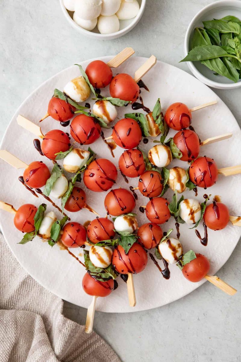 Mini Caprese Skewers