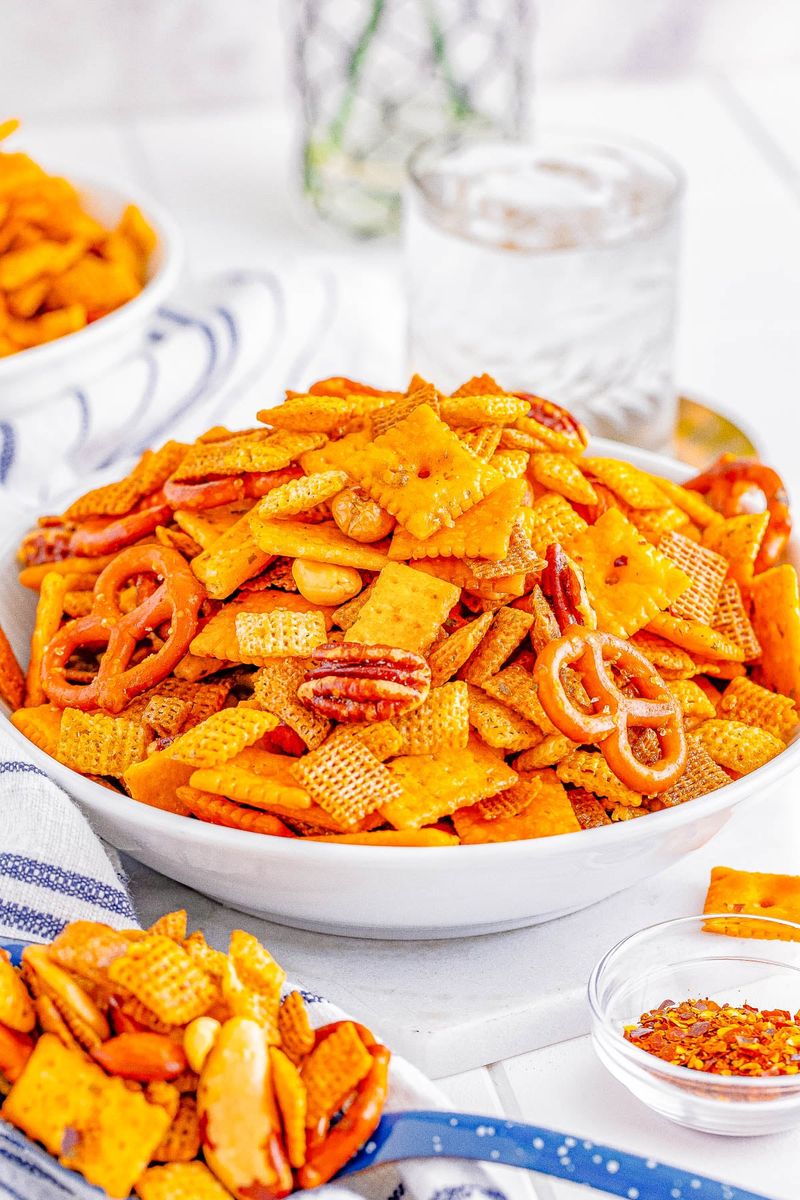 Sweet and Spicy Snack Mix