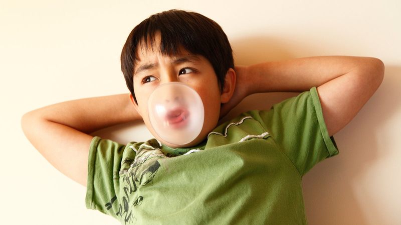 Swallowed Gum Stays Inside You for Seven Years
